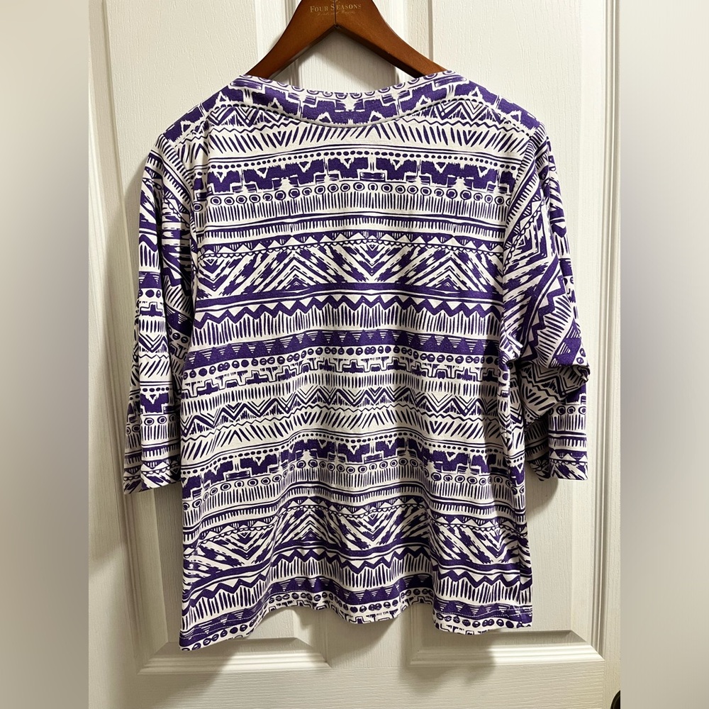 Vicki Wayne 3/4 sleeve top